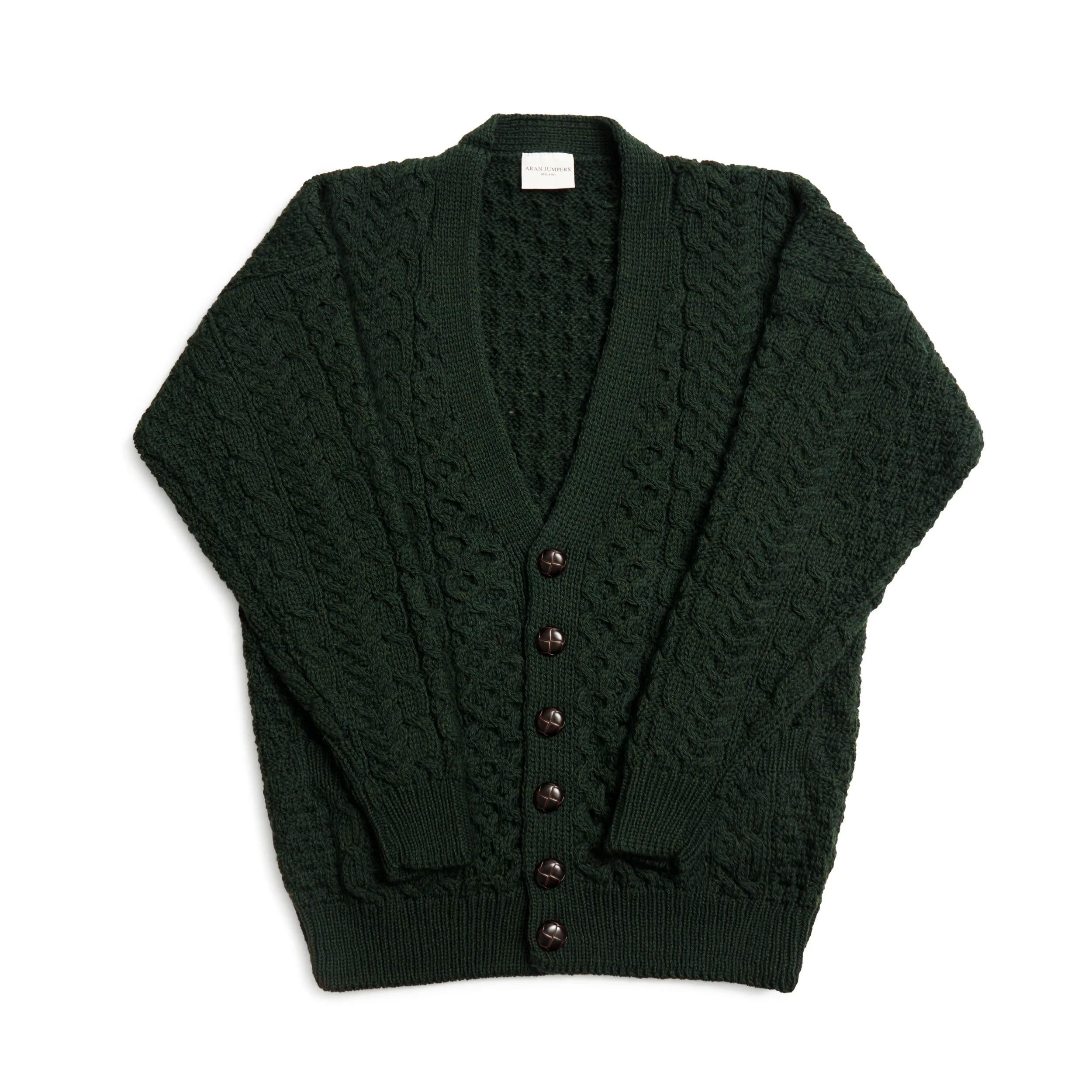 IRELAND製 GALWAY BAY アランニット カーディガン ARAN islands Galway bay カーディガン